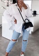 Chemise shirt, blanc