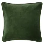 Velvet cushion cover 50x50, forest