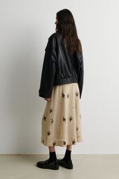 Aluka leather jacket, black