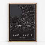 Minimalistinen Lahti, musta
