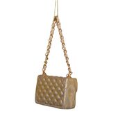 Ornament opal fashion bag 5,5cm, champagne