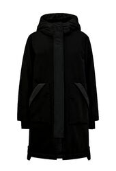 Lissa bora coat, black