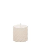 Kierrekynttilä 7cm, valkoinen