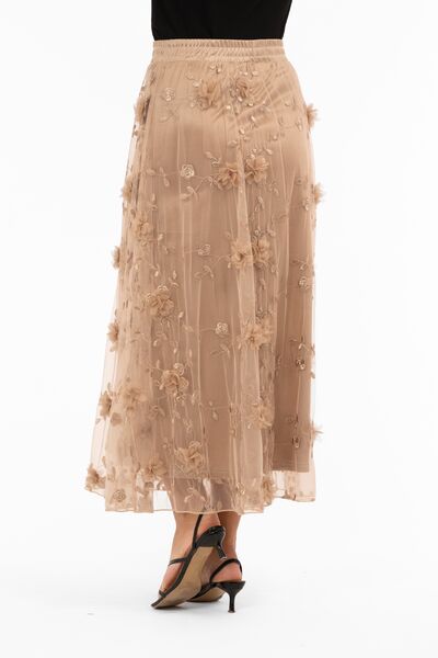 Florence skirt, Antique gold