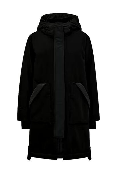 Lissa bora coat, black