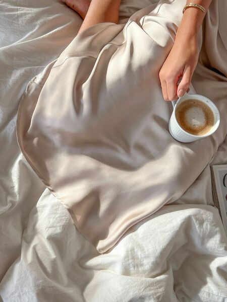 Bovary skirt, champagne