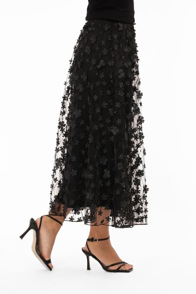 Chateau skirt, black