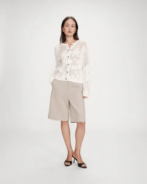Velasquez cardigan, ecru