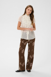 Lilja crinkle shirt, white