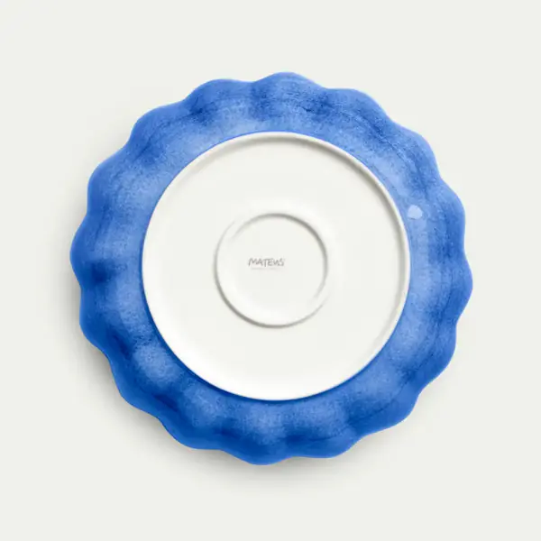 Oyster bowl 24cm, light blue