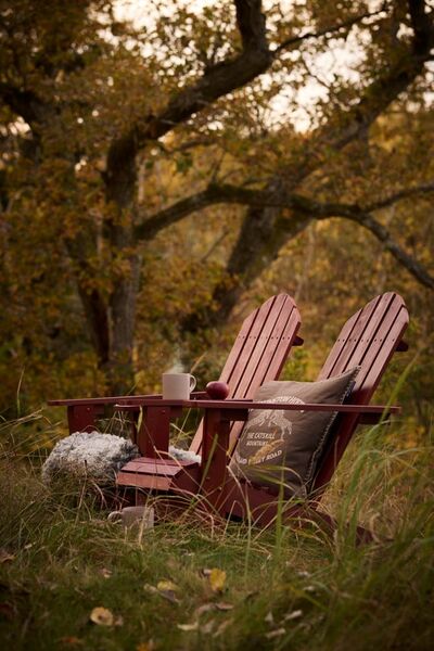 Catskills logo linen/cotton pillow cover 50x50, stone grey