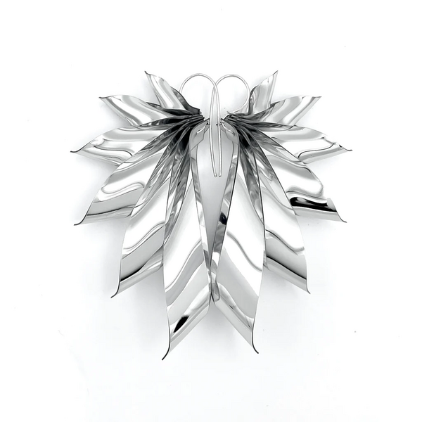 The wings silver medium, silver shine