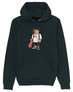 Organic hoodie Filou XVI, black