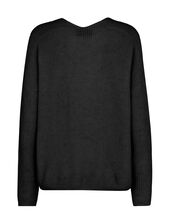 Thora V-neck knit, black