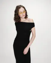 Vanity dress, noir