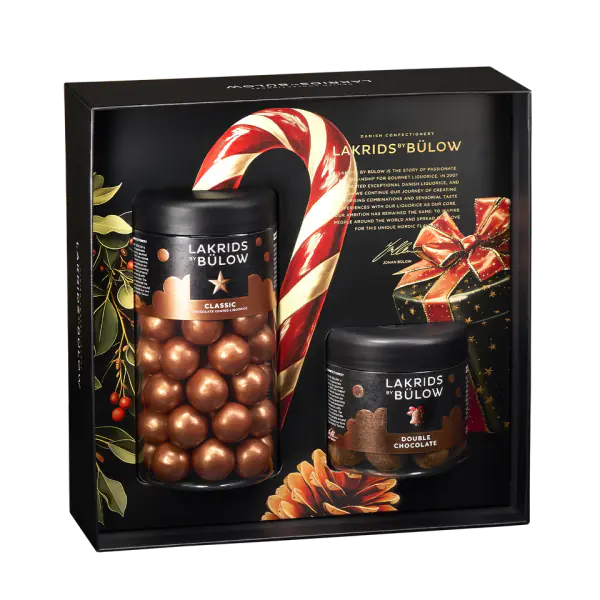 Black box winter, regular classic & small double chocolate