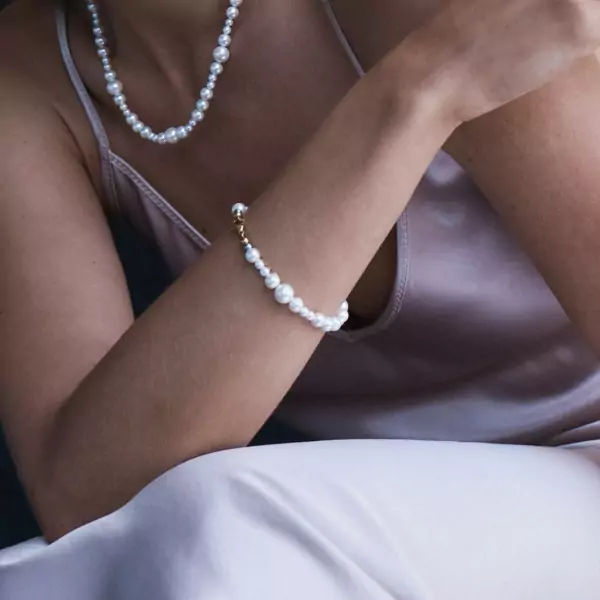 Cadence bracelet, gold