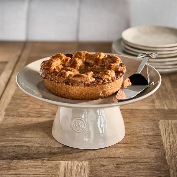 Portofino cake stand, flax