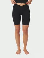 Lea wrap shorts, black