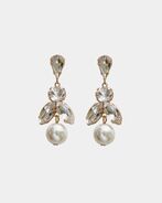 Aria earrings, clear
