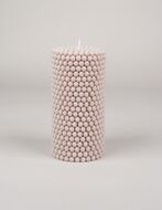 Balzola candle 9x15, dark taupe