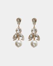 Aria earrings, clear