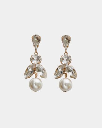 Aria earrings, clear