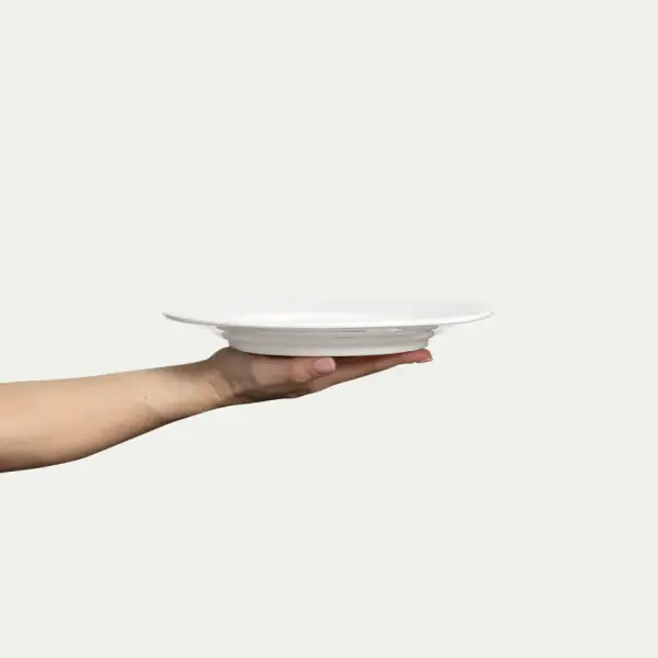 Basic plate 25cm, white