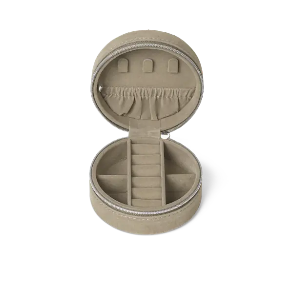 Z Q jewelry zip round, cobbelstone