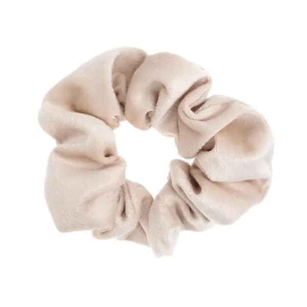 Velvet scrunchie, sand