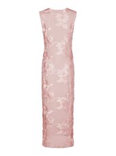 Tiranna big flower mesh dress, light pink