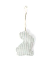Easter Bunny Linen/Cotton Ornament, Green