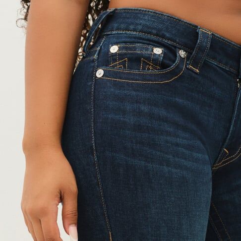 Billie mid rise straight, indigo upgrade