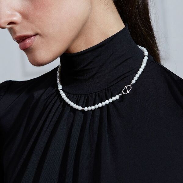 Lilly necklace S, steel