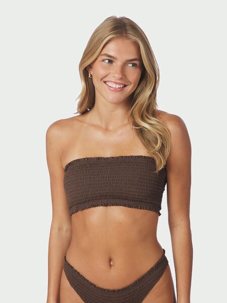 Skin lobster bikini top, brown