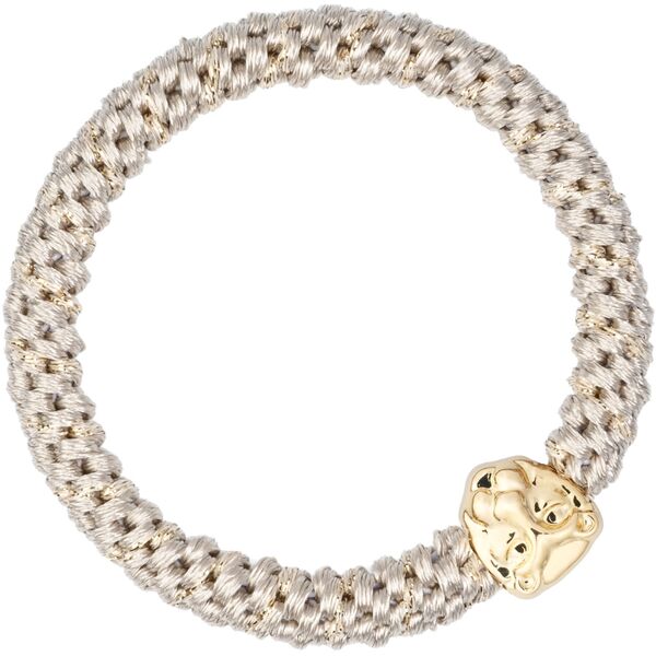 Fat hair tie with lion, sand stripe