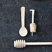 Pourer, stainless steel