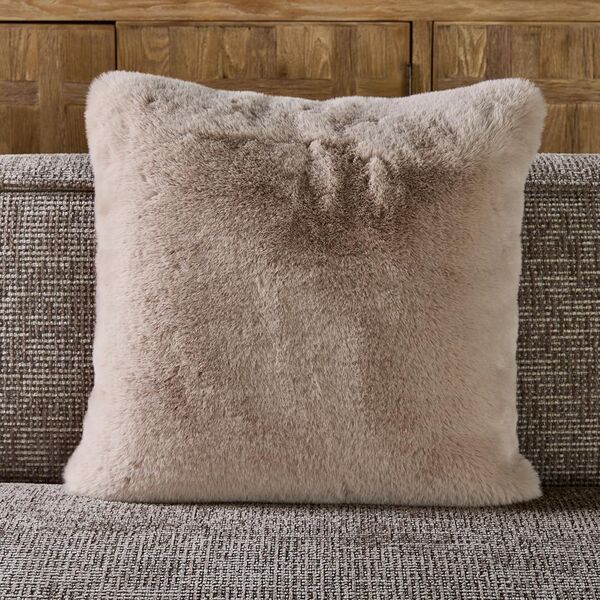 Heather alba faux fur pillow cover 50x50