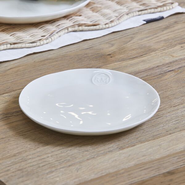 Portofino breakfast plate, white
