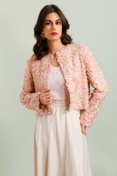 Floral jacket, rose