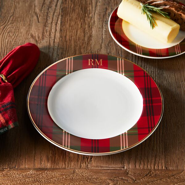 Classic tartan dinner plate