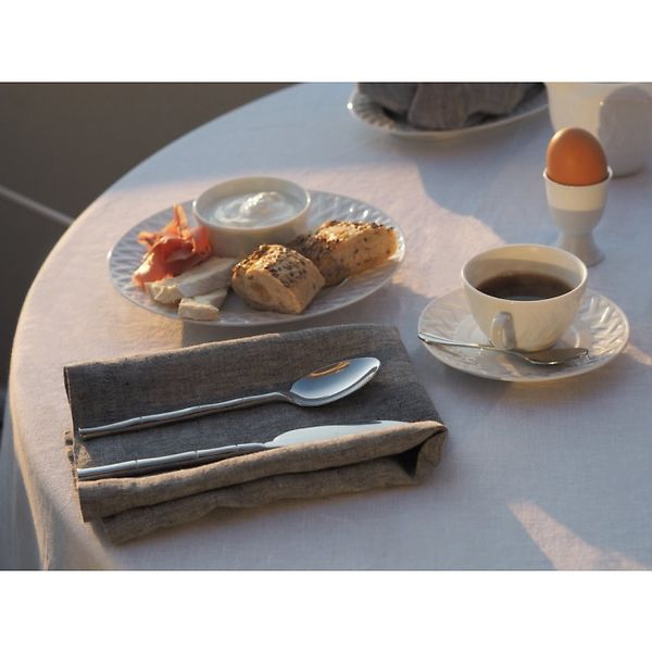 Sisilia linen napkin, dark grey melange