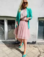 Chloe skirt, rose