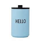 Insulated cup hello, lightblue