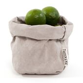 Uashmama paperipussi S, harmaa