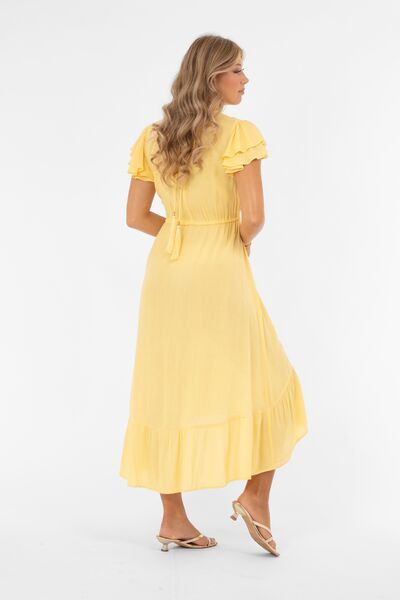 Jane dress, butter yellow
