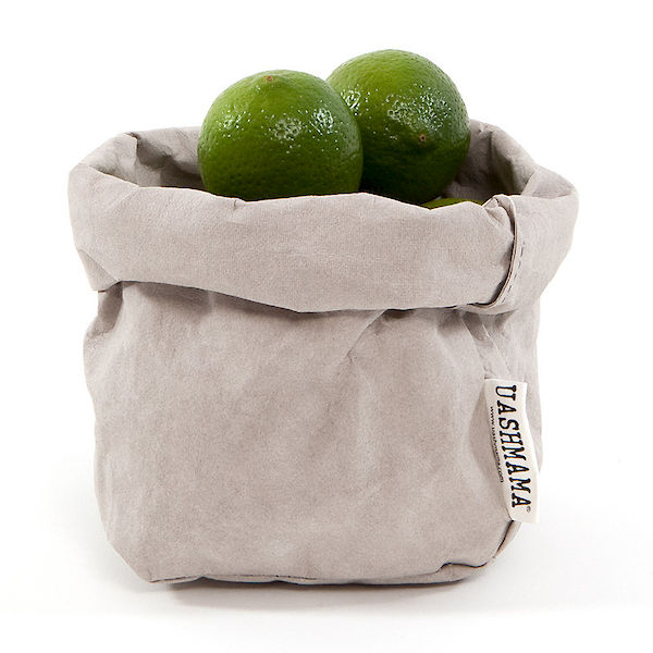 Uashmama paperipussi S, harmaa