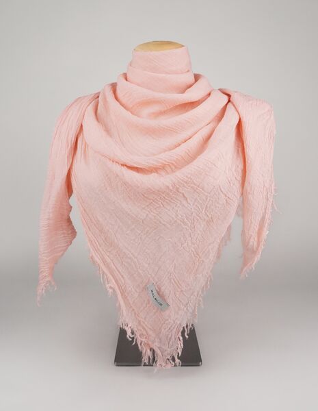 Marseille scarf 140x140, desert rose