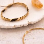 Commitment citrine gold bracelet