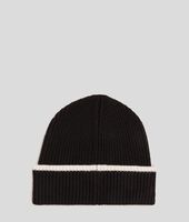 K/Signature beanie, black/white
